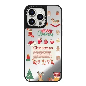 قاب گوشی آینه ای طرح کریسمس Christmas (سفارشی)
