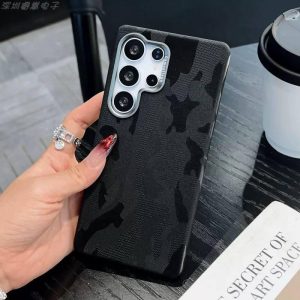 قاب طرح چیریکی پارچه مخملی گوشی سامسونگ S25 الترا