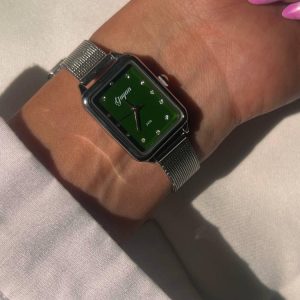 ساعت مچی زنانه بند حصیری استیل کد 2450-w