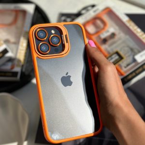 قاب Orange Eason Case همراه با محافظ لنز رینگی آیفون 13 پرو
