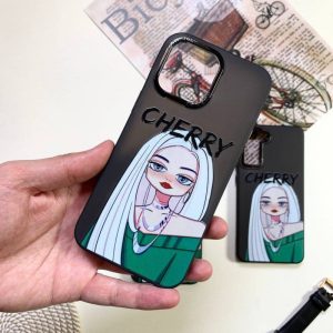 قاب دخترانه طرح Cool Girl مشکی گوشی سامسونگ A14