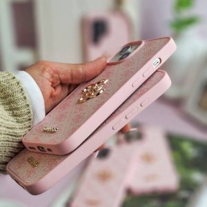 قاب طرح GUESS صورتی گوشی سامسونگ A13 4G