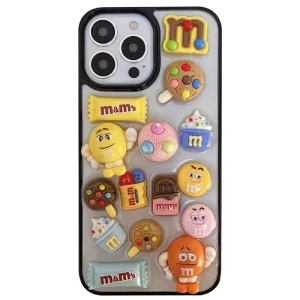 قاب استیکری عروسکی برجسته M&M آیفون