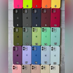 قاب سیلیکونی محافظ لنز دار اورجینال داخل خز گوشی آیفون 11 پرو