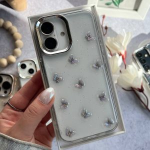 قاب شفاف طرح پروانه برجسته گوشی سامسونگ A15