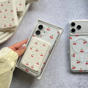 قاب شفاف طرح گیلاس گوشی آیفون 15 پرومکس