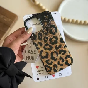 کاور طرح پلنگی شاین Shiny Leopard گوشی آیفون 17