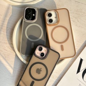 قاب لنز کربن مات مگ سیف آیفون و سامسونگ (کدC1800) مناسب برای iPhone 16Promax