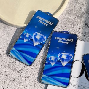 گلس نگین دار DIAMOND (کدa0192) مناسب برای iPhone 15Pro/15