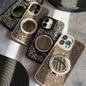 قاب Mirror Diamonds استند شو (کدC2129) مناسب برای iPhone 16Promax