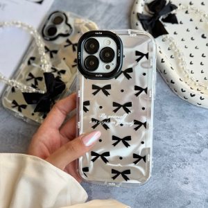 قاب Cute Bow Tie با آویز (کدC2074) مناسب برای iPhone 15Promax