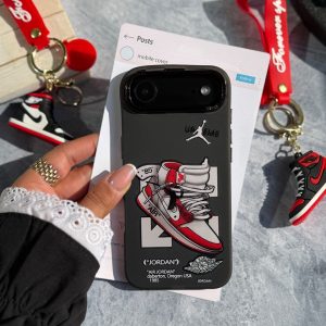 قاب Jordan 1 RED آیفون / سامسونگ / شیائومی (کدC2149) مناسب برای 17Air