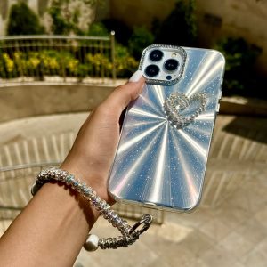 قاب لیزری LOVE با آویز (کدC1753) مناسب برای iPhone 13pro