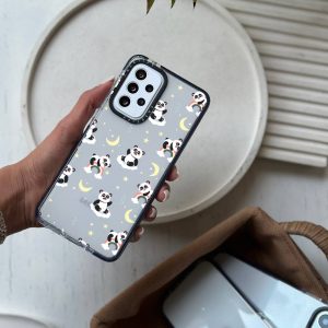قاب موبایل Galaxy A32 سفارشی | پاندا استیکر (کد 0160)