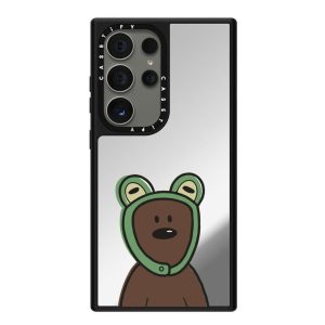 قاب موبایل iPhone 16Promax سفارشی آینه ای | stupid teddy (کد 0335)