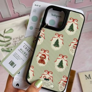 قاب موبایل Xiaomi Note14 سفارشی آینه ای | Christmas Mood (کد 0538)