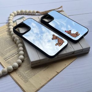قاب موبایل Galaxy S21FE سفارشی آینه ای | tedi love (کد 0255)