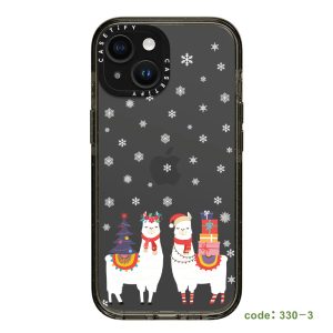 قاب موبایل iPhone XR سفارشی شفاف | christmas collection (کد 0330)