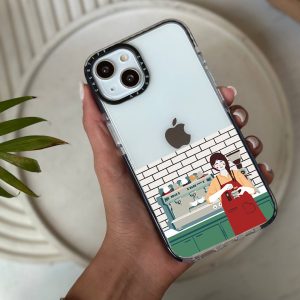 قاب شفاف موبایل سفارشی | Barista Women (کد 0191) مناسب برای iPhone17ProMax