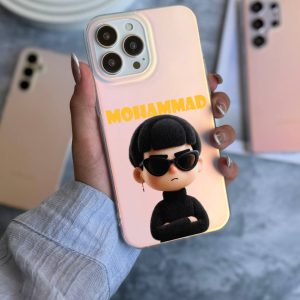 قاب موبایل Redmi Note8 سفارشی هولوگرامی مات | Cool Couple (کد 0484)