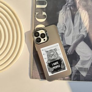قاب موبایل iPhone 7plus / 8plus سفارشی hate people | socool (کد 0463)
