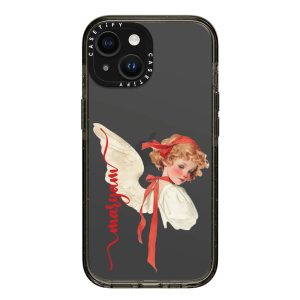 قاب موبایل iPhone 17Pro سفارشی شفاف | Angel (کد 0385)