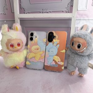 قاب موبایل Galaxy A31 سفارشی هولوگرامی مات | labubu set (کد 0472)