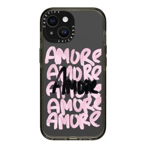 قاب موبایل سفارشی شفاف | Amore (کد 0446)