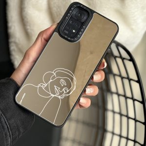 قاب موبایل Galaxy A72 سفارشی آینه ای | art line (کد 0213)