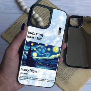 قاب موبایل Galaxy S20FE سفارشی آینه ای | starry night (کد 0394)