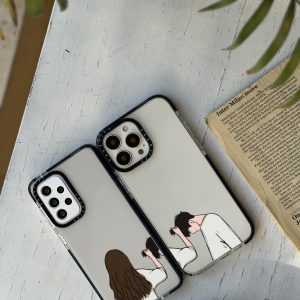 قاب موبایل iPhone 15Pro سفارشی شفاف | گیس کش (کد 204/1)