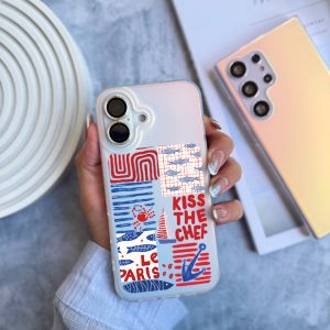 قاب موبایل Redmi Note8 سفارشی هولوگرامی | Kiss the Chef (کد 0542)