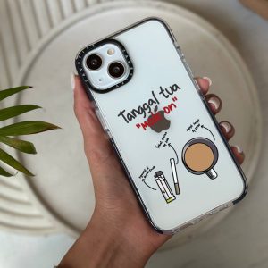 قاب موبایل iPhone 13Promax سفارشی شفاف | mode on (کد 0272)