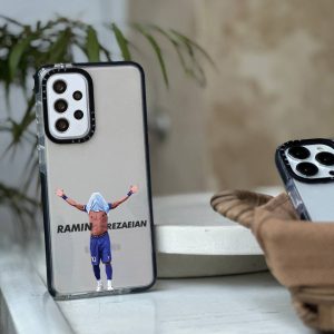 قاب موبایل Galaxy S25Ultra سفارشی شفاف | رامین رضائیان (کد 0241)