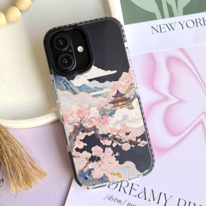 قاب موبایل Xiaomi Note 8Pro سفارشی شفاف | Golden Blossom (کد 0545)