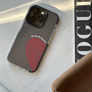 قاب موبایل Galaxy A21S سفارشی شفاف | اثر قلب (کد 0360)