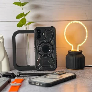 قاب گوشی آیفون 16 پرومکس شفاف مگ سیف ضد ضربه