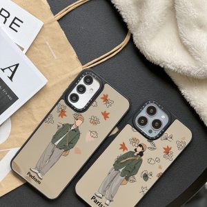 قاب موبایل سفارشی آینه ای | fall date (کد 0481)