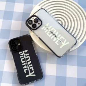 قاب موبایل iPhone 11Pro سفارشی شفاف | money (کد 0507)