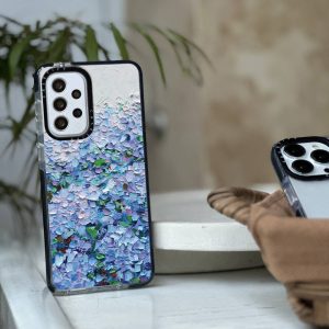 قاب موبایل Note 13 4G سفارشی | نقاشی رنگ روغن گل (کد0137)