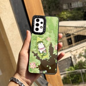 قاب موبایل iPhone XR سفارشی آینه ای | مرداب نیلوفر (کد 0569)