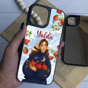 قاب موبایل iPhone XR سفارشی آینه ای | یلدا (کد 0518)