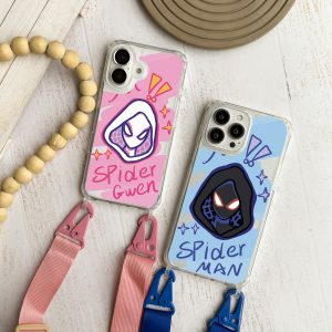 قاب موبایل A55 سفارشی دوقلاب | spider couple (کد 0556)