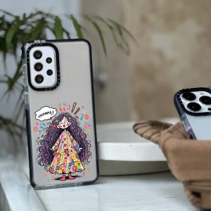 قاب موبایل iPhone 14Pro سفارشی شفاف | دختر آبنباتی (کد 0242/1)