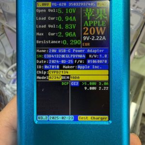 شارژر دیواری 20 وات اپل مدل B/A با گارانتی مادام العمر
