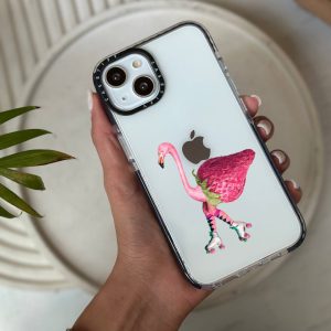 قاب موبایل Galaxy S24Ultra سفارشی | فلامینگو Strawberry (کد0124)