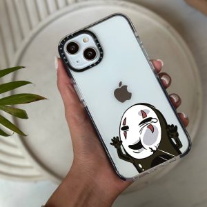قاب موبایل iPhone 16Pro سفارشی | طرح ماسک سفید (کد0112)