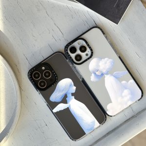 قاب موبایل iPhone 11Promax سفارشی شفاف | cloud couple (کد0345)