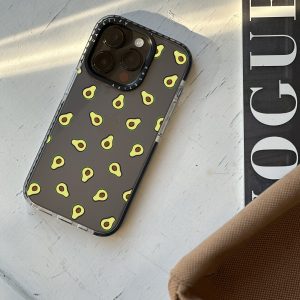 قاب موبایل Galaxy A14 سفارشی شفاف | پترن آواکادو (کد 0275)
