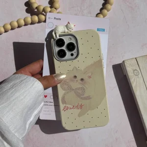قاب طرح گربه پرشین گوشی آیفون 12 پرو